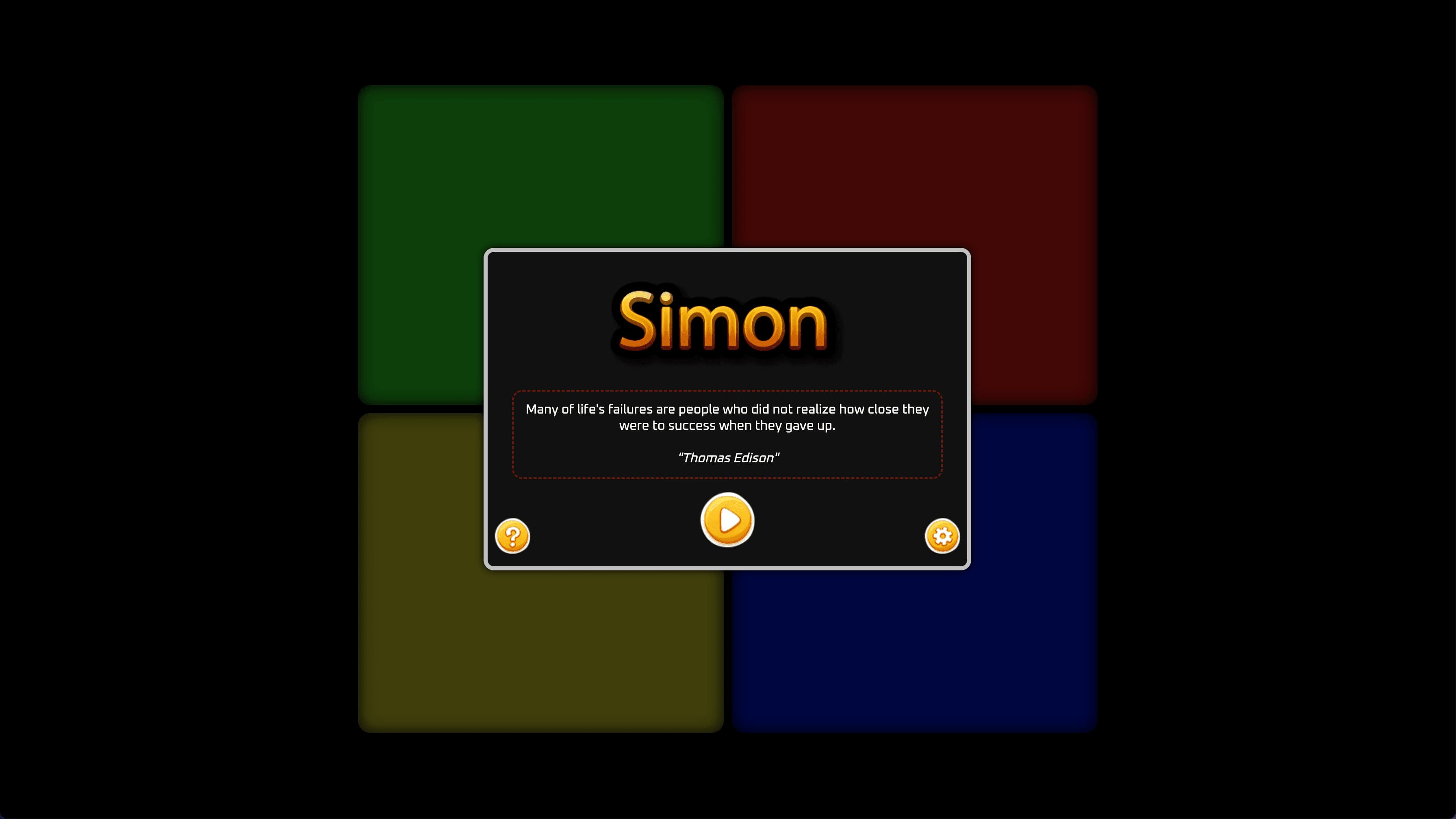 Simon Game screenshot 0